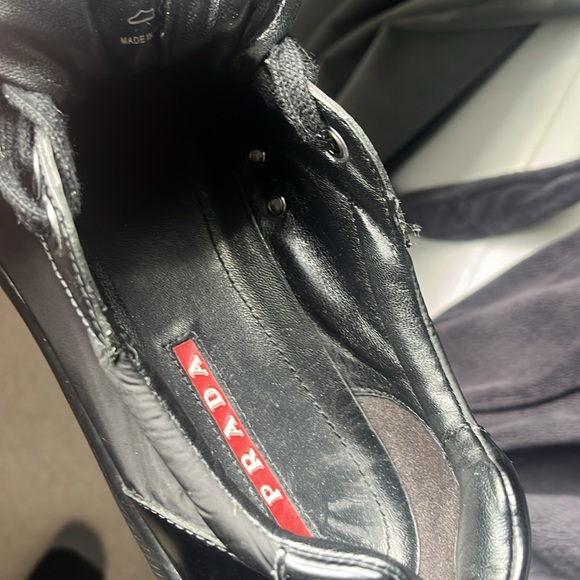 Prada Sneakers in Nylon with Leather Trim - Picture 9 of 9